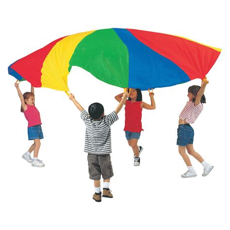 Pacific Play Tents 6 Ft Parachute With Handles Toddler Party Games