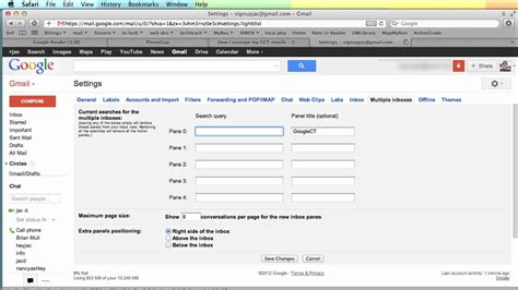 Gmail Multiple Inboxes Lab Youtube