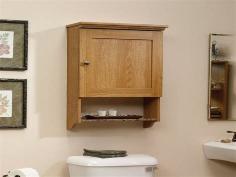 Oak Bathroom Cabinets Over Toilet Home Designs Oak Bathroom Cabinets