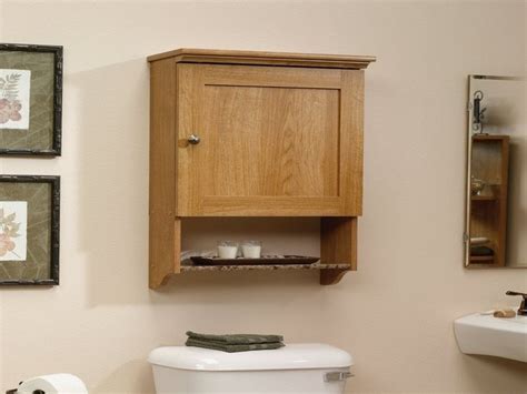 We researched the best options for maximizing your bathroom space. Oak Bathroom Cabinets Over Toilet Home Designs | Oak ...