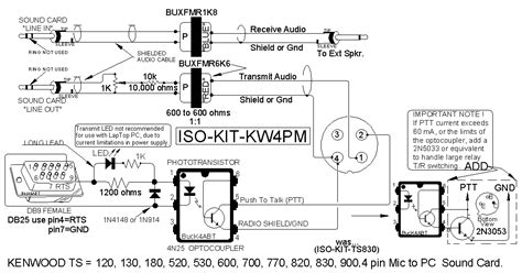 Kenwood Conexiones Mic 4 Pin A Pc Radioaficion