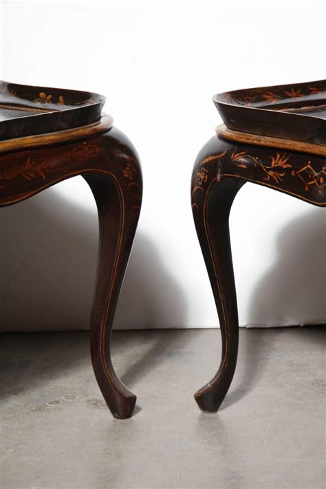 Complementary to furnishings in any contemporary settings, this cocktail table is a fine example of ming style. Two Chinese Lacquered Coffee Tables For Sale at 1stdibs