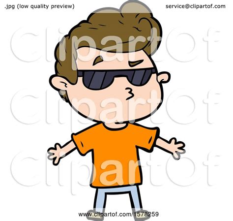 Cartoon Cool Guy By Lineartestpilot 1578259