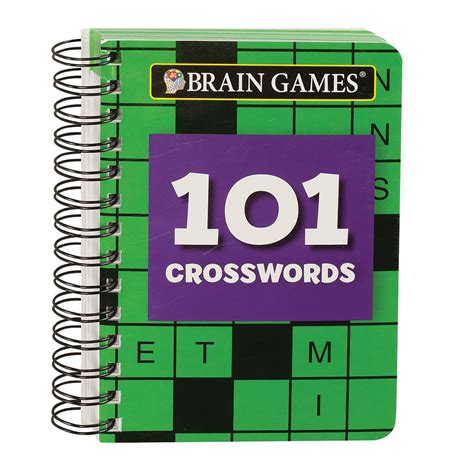 Brain Games Mini 101 Crosswords Softcover Book Easy Comforts