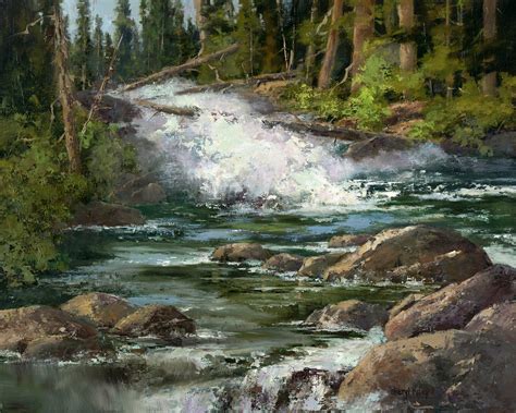 Rock Creek Waterfall Sheryl Knight Fine Art