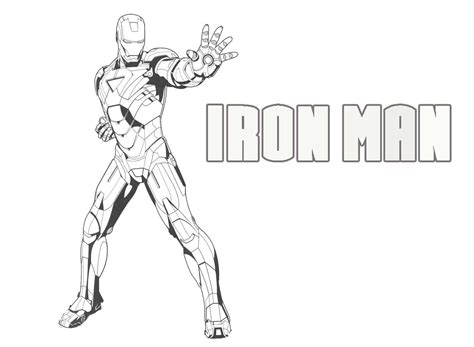 Gambar Mewarnai Gambar Kartun Iron Man Gambar Mewarnai