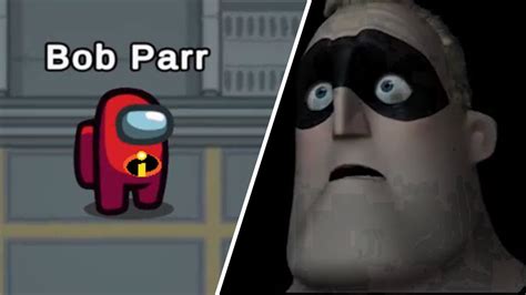 Mr Incredible Watches The Incredibles And Finds An Among Us Reference