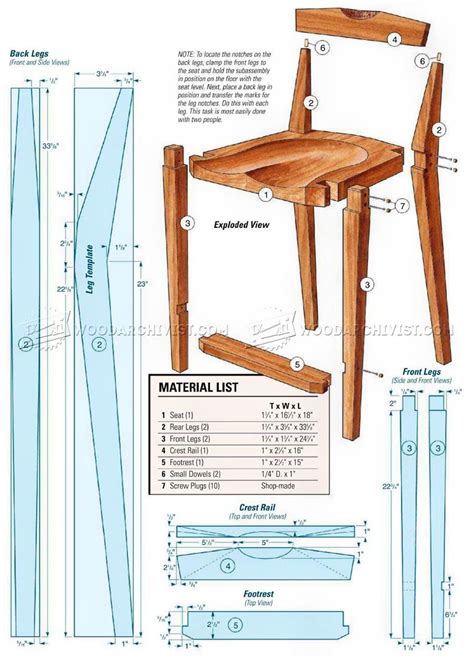 It is often said you are not a woodworker if you haven't made a table and a set of chairs. #2426 Kitchen Chair Plans - Furniture Plans #WoodworkingChair in 2020 | Wood chair design, Chair ...