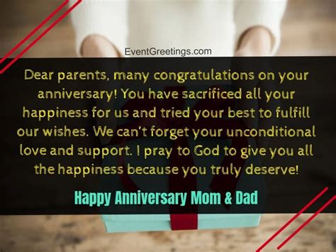 40 Amazing Happy Anniversary Mom And Dad Quotes And Wishes