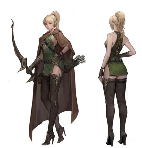 Safebooru 1girl Absurdres Arrow Projectile Blonde Hair Boots Bow