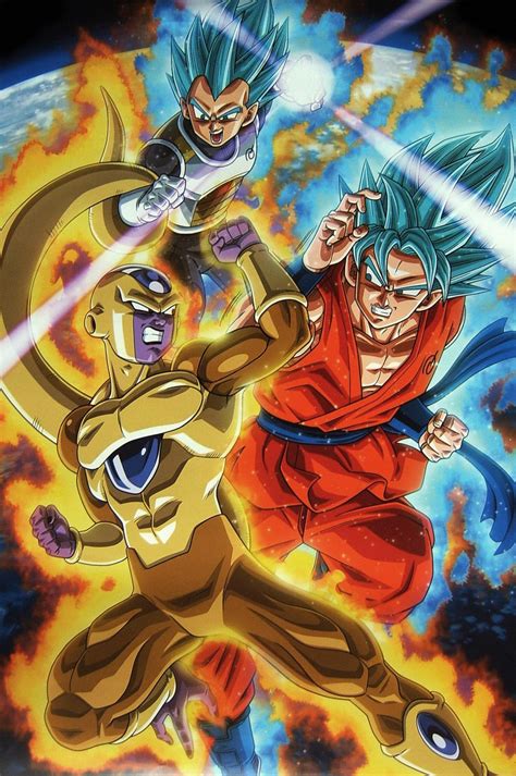 Goku and vegeta from the dragon ball super anime. Golden Frieza Saga | Dragon Ball Wiki | FANDOM powered by ...