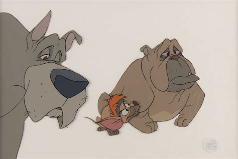 Tito Francis And Einstein Production Cel From Oliver And Company