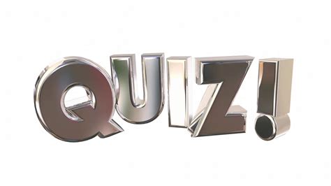 Quiz Test Surprise Contest Questions Game Word 3d Animation Motion