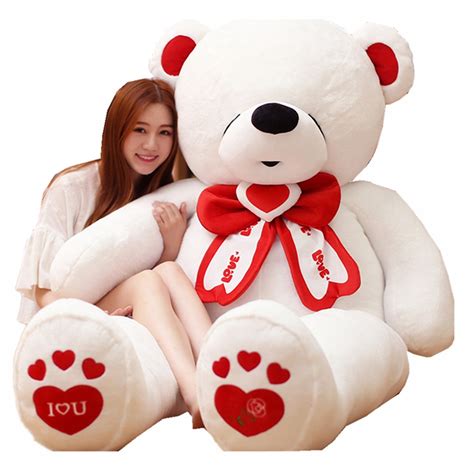 Fancytrader Giant Teddy Bear Stuffed Big Plush Valentines Day Bear I