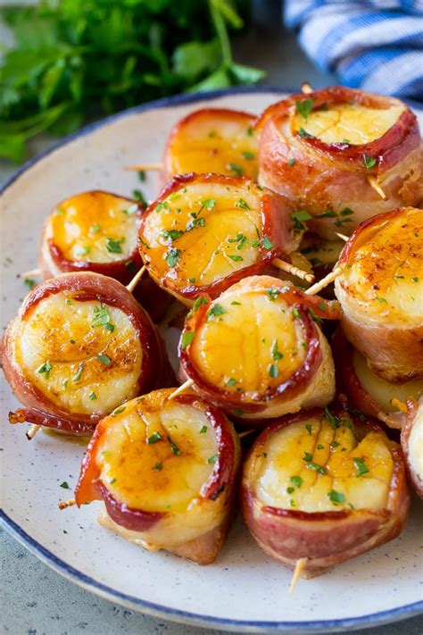Oven Baked Scallops Wrapped In Bacon Recipe Bryont Blog