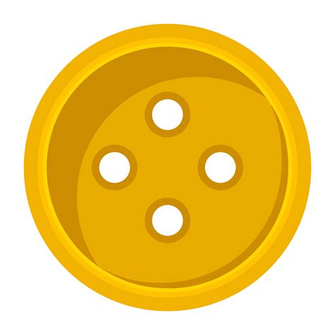 Yellow Button Cartoon Vector Object 4557494 Vector Art At Vecteezy