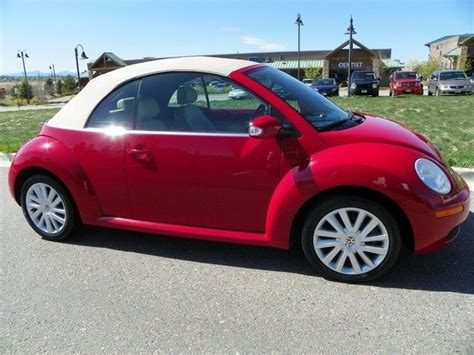 Used Vw Beetle Red Convertible For Sale Beetle Convertible For Sale