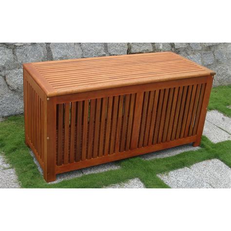 Small wooden garden storage box. VIFAH® Bresa Outdoor Wood Storage Box - 218675, Patio ...