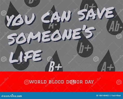 You Can Save Someones Life Written In 3d Font On Red Drops World Blood