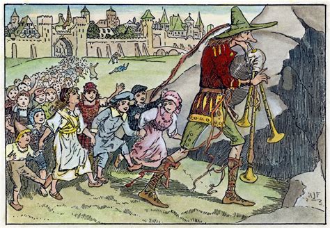 Posterazzi Pied Piper Illustration Nthe Pied Piper Leading All Of The