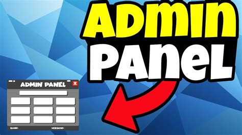 How To Make A Admin Panel In Roblox Studio Youtube