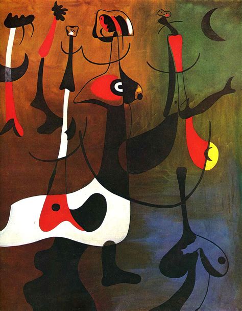 Rhythmic Characters 1934 Joan Miro
