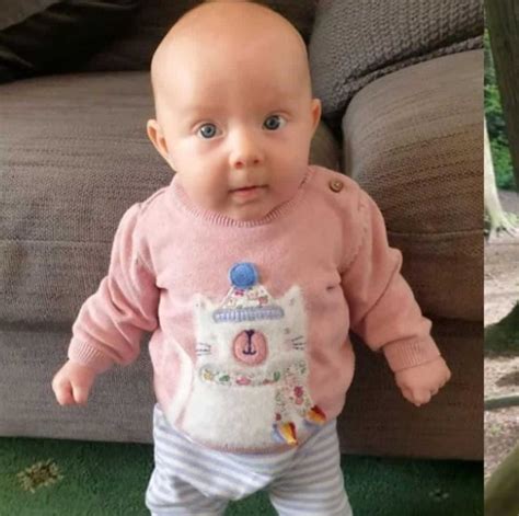 Meet 8 Weeks Old Baby Who Can Stand On Her Own Photos Naijalog