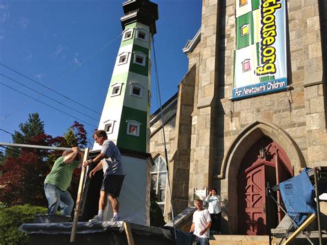 Ben's Lighthouse Rises Outside Trinity Episcopal Church | Newtown, CT Patch