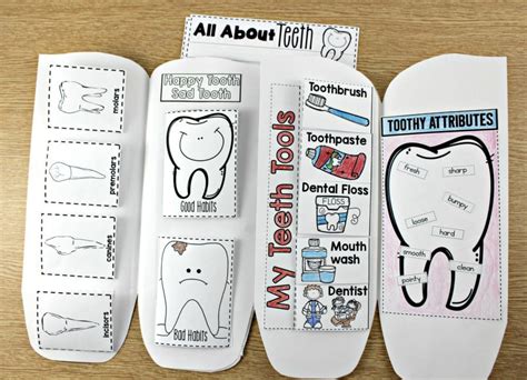 Dental Health Tooth Book Tunstalls Teaching Tidbits Dental Health