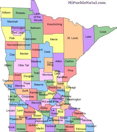 Reasons for the high ranking include its healthy population and all the business brought in by the mayo clinic. Minnesota County Map