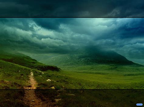 Mountain Top Stormy Skies Hd Wallpapers