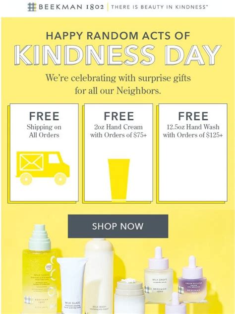 Beekman1802 Happy Random Acts Of Kindness Day 💛 Milled