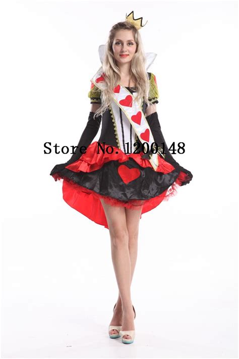 Big Discount Design Deluxe Royal Red Queen Alice In Wonderland Cosplay