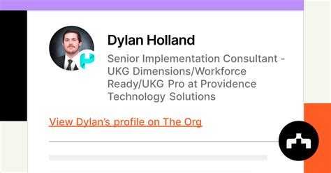 Dylan Holland Senior Implementation Consultant Ukg Dimensions