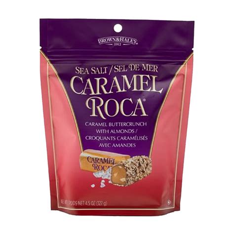 Brown And Haley Sea Salt Caramel Roca Stand Up Pouch