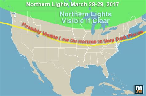 Where And When To See Northern Lights Tonight In Michigan Midwest