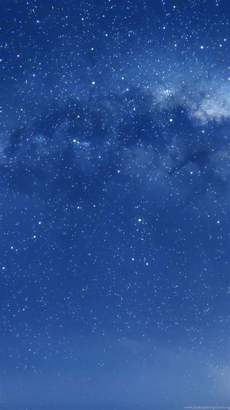 Blue Milky Way Iphone Wallpaper Desktop Background