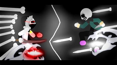 Killer Sans Vs Cross Sans Xtale Vs Killertale Animation Youtube