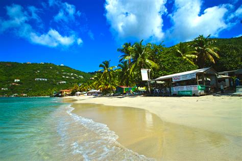 The Beach Bars Of Cane Garden Bay Tortola British Virgin Islands