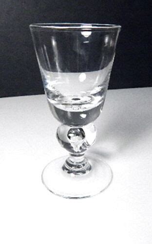 Steuben Crystal 7877 Bubble Stem Wine Glass S Ebay