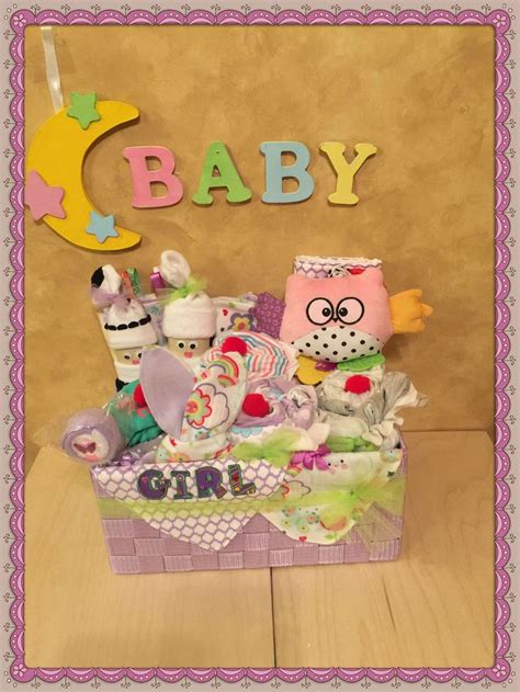 Welcome Baby T Basketpurple Baby Girl T Basketnewborn Etsy