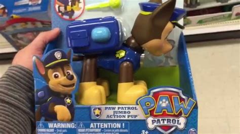 Paw Patrol Jumbo Action Pup Chase Action Figure Police Dog Toy