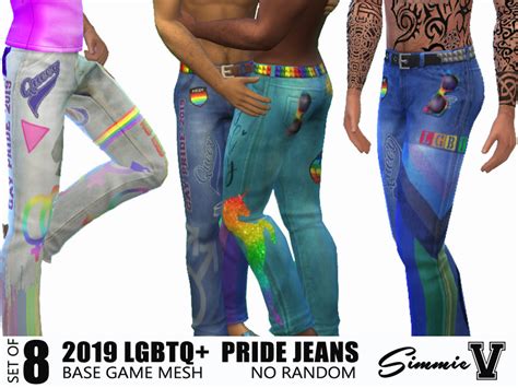 The Sims Resource Simmievlgbtq Pride Jeans