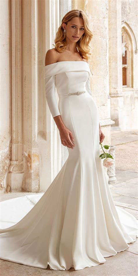 Silk Wedding Dress With Sleeves Buy And Slay