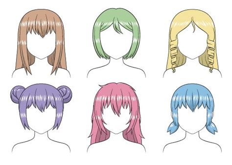 How To Draw Anime And Manga Tutorials Animeoutline Anime Hair Manga