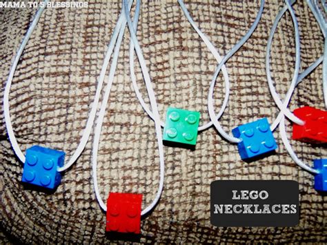 Lego Necklace Tutorial Mama To 6 Blessings