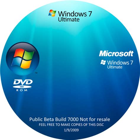 Windows 7 Custom Dvd Disc By Janxik On Deviantart