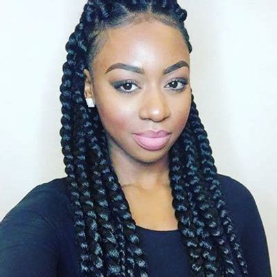 Box braids are a gorgeous hairstyle base but you may always enhance its beauty with fast and simple styling solutions. Jumbo Box Braids - D&C African Braiding