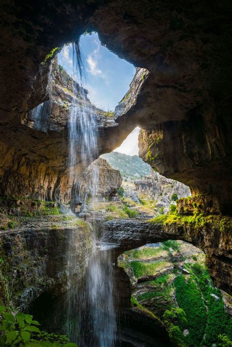 Descubre Tu Mundo Baatara Gorge La Increíble Cascada Cueva De Los