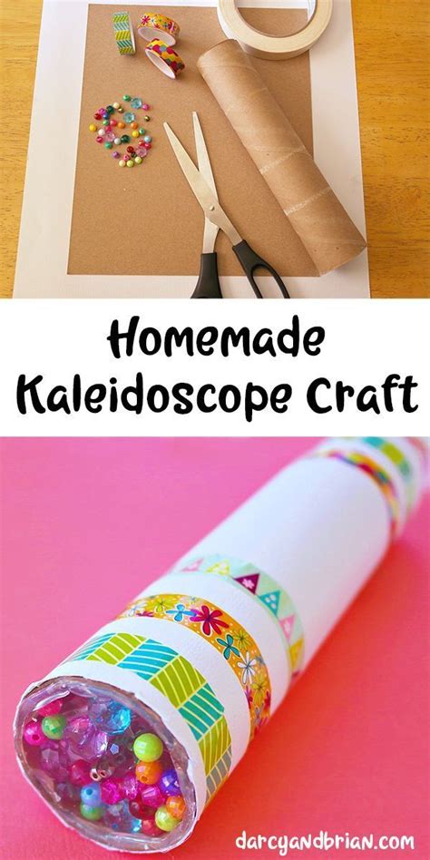 Diy Kaleidoscope Craft Tutorial For Kids Step By Step Pictures Fun